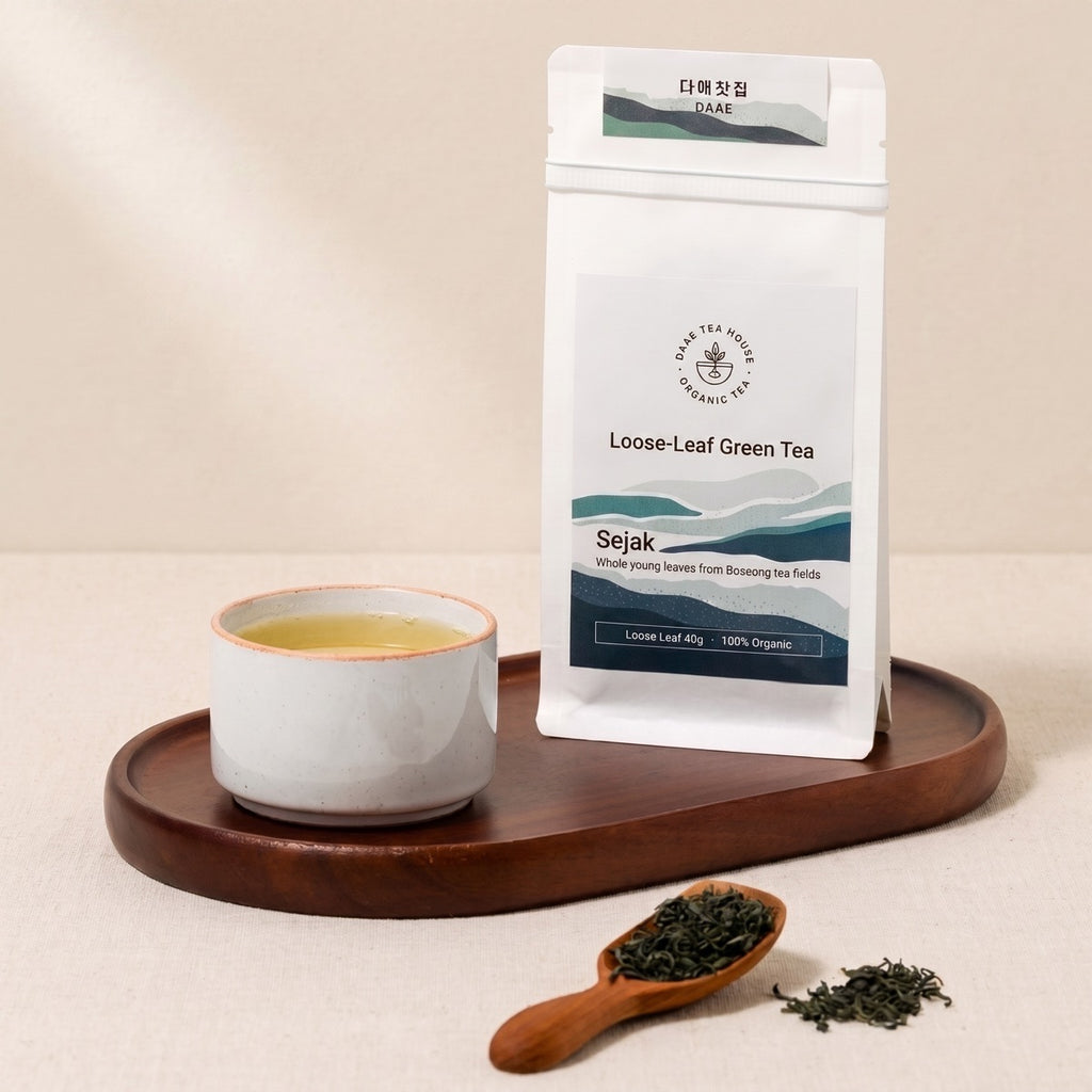 DAAE Sejak Korean loose-leaf green tea pouch