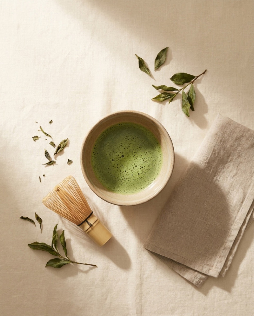DAAE Matcha — ritual flatlay
