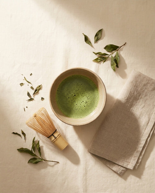 DAAE Matcha — ritual flatlay